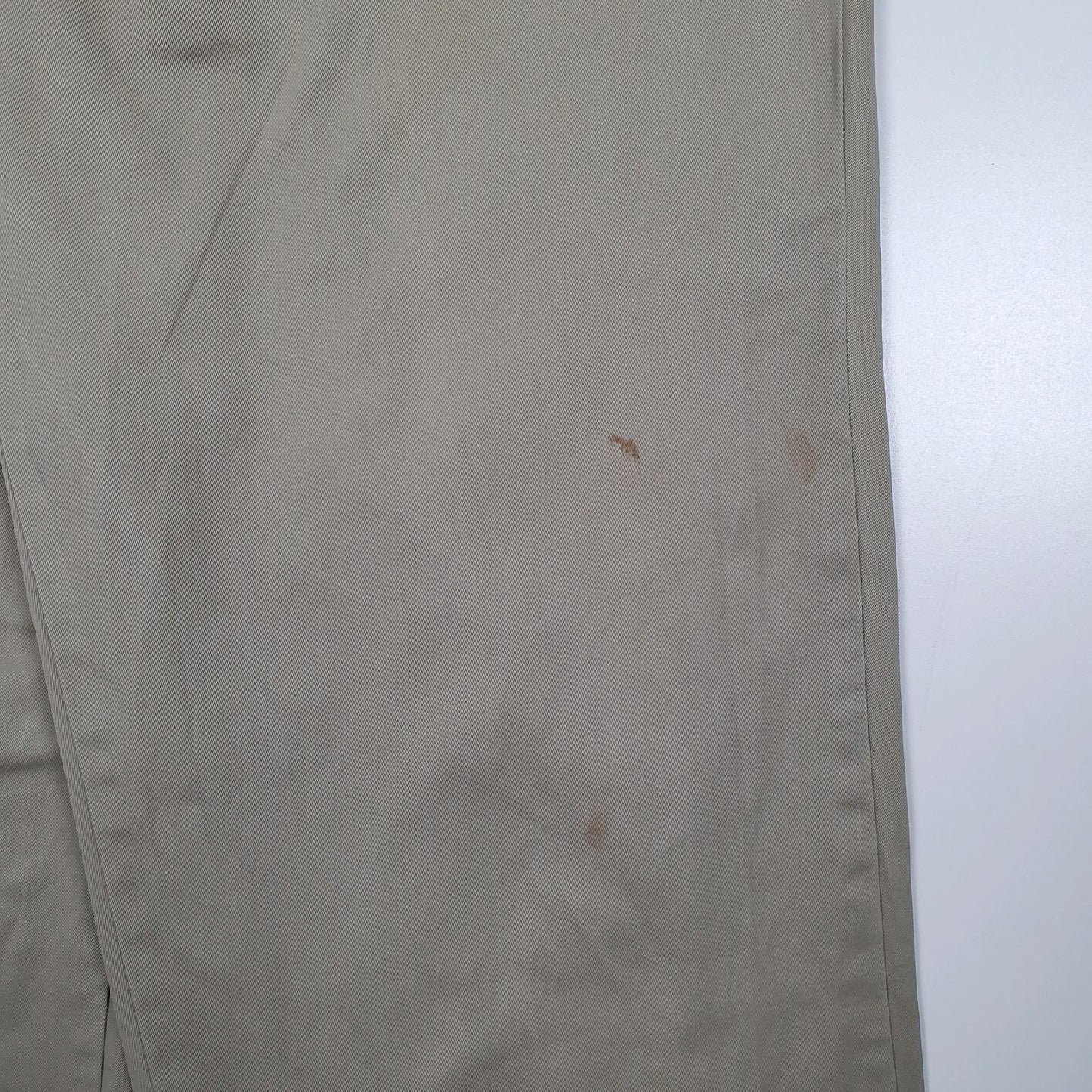 Mens Beige Polo Ralph Lauren Double Pleated  Trousers