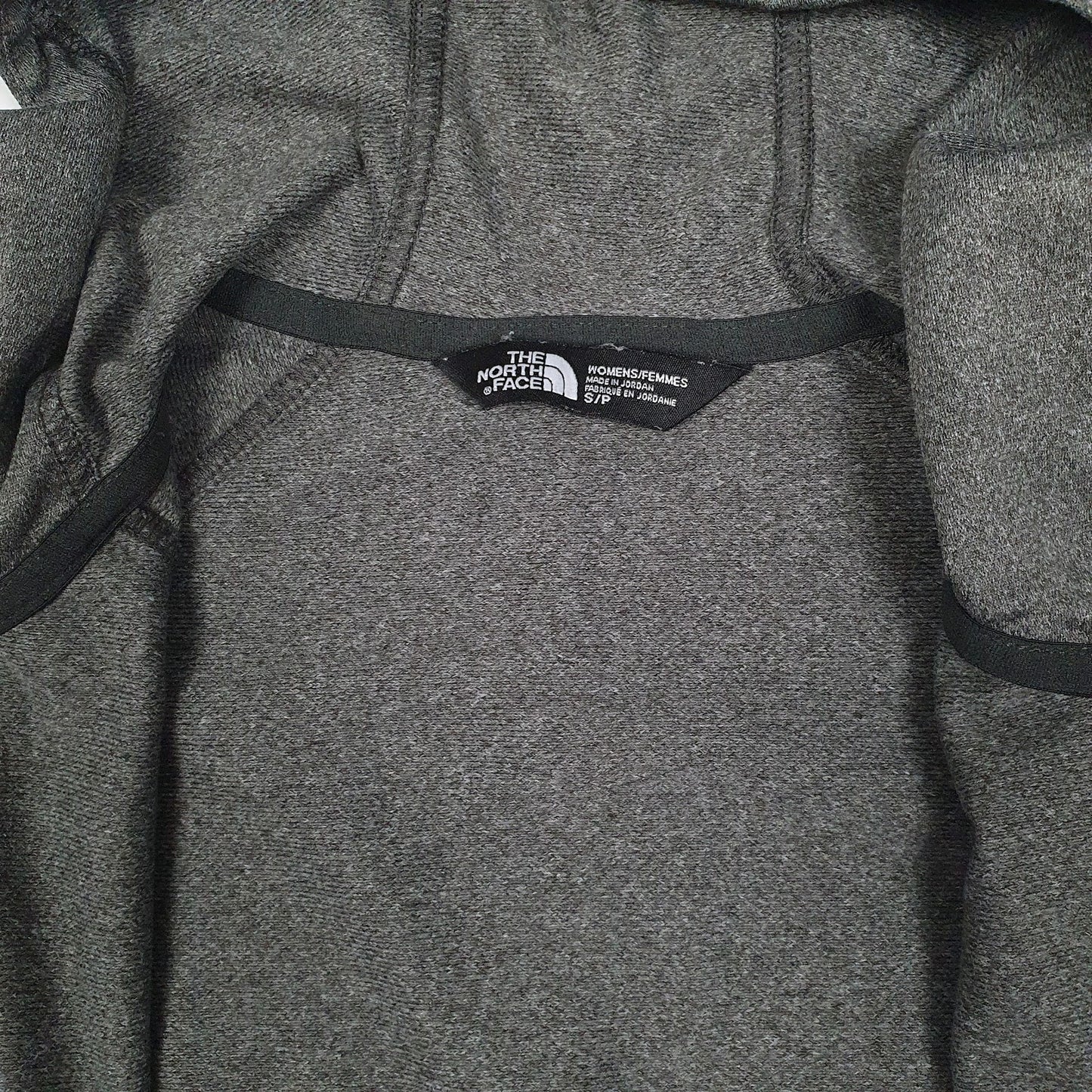 Womens Grey The North Face Hoodie Full Zip Jumper