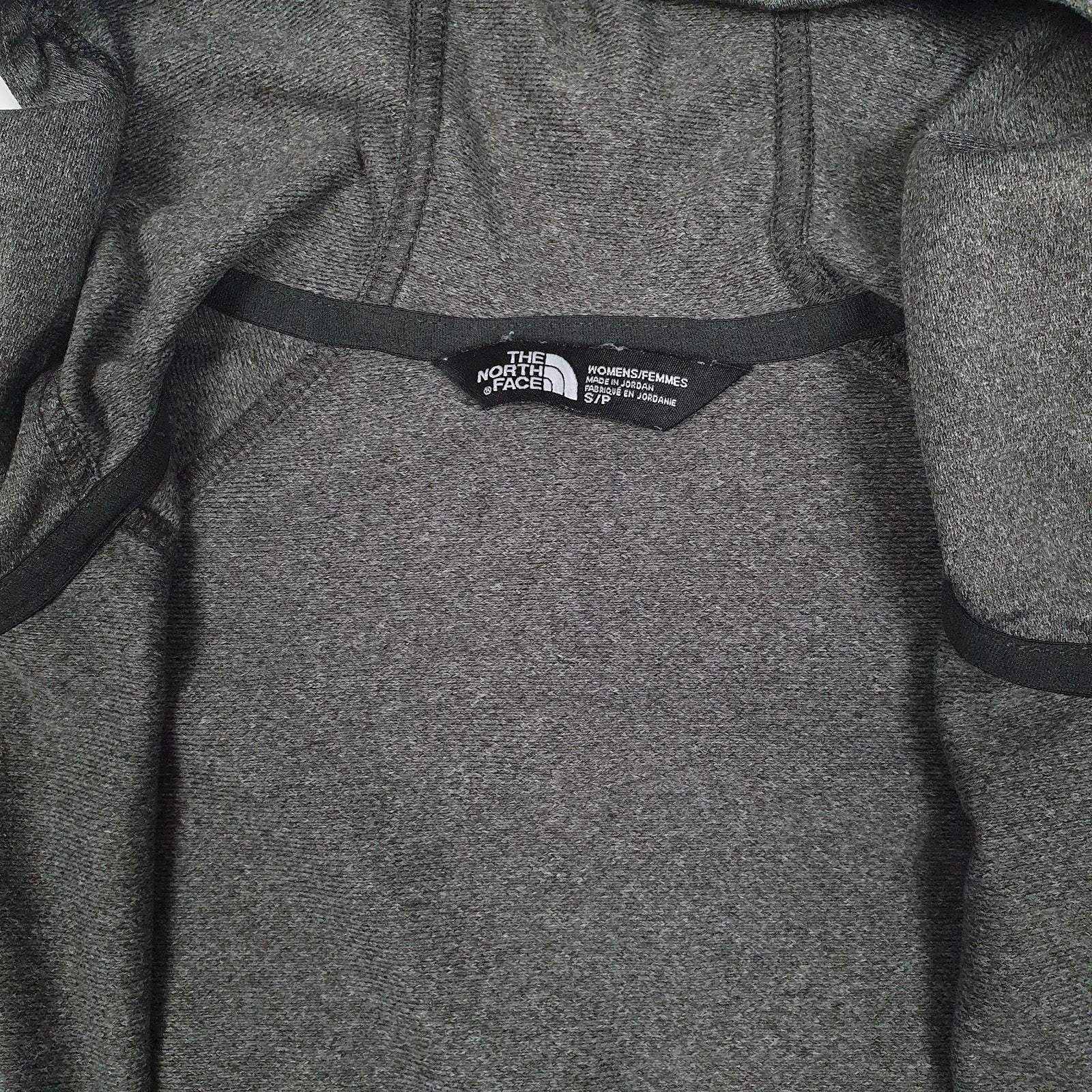 Womens Grey The North Face Hoodie Full Zip Jumper