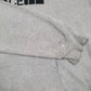 Mens Grey The North Face Spellout Hoodie Jumper