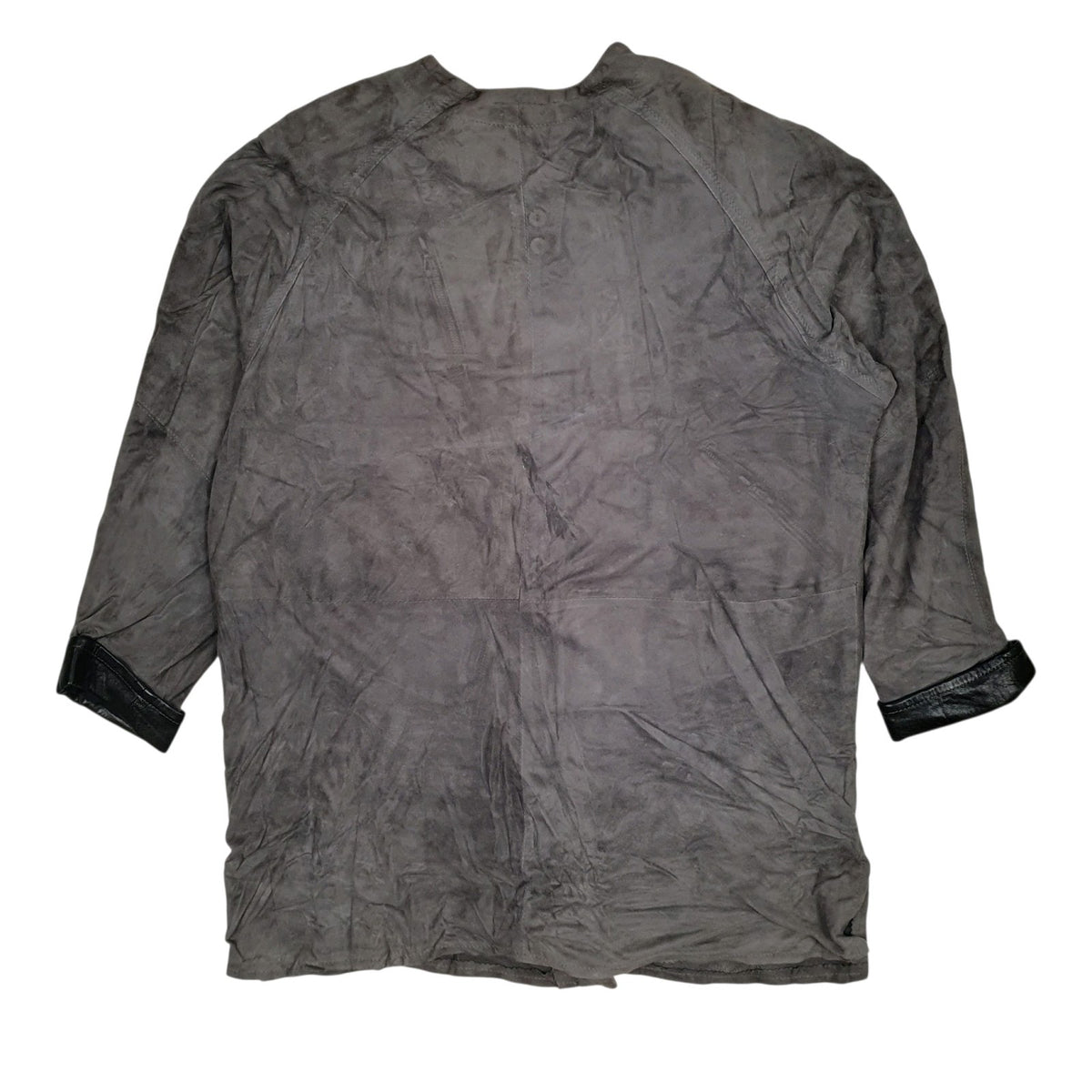 Womens Grey Unbranded Workwear Trench Overcoat  Coat