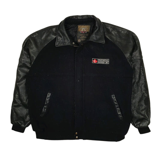 Mens Black Laurence Roy Varsity Provincial Paper Inc  Coat
