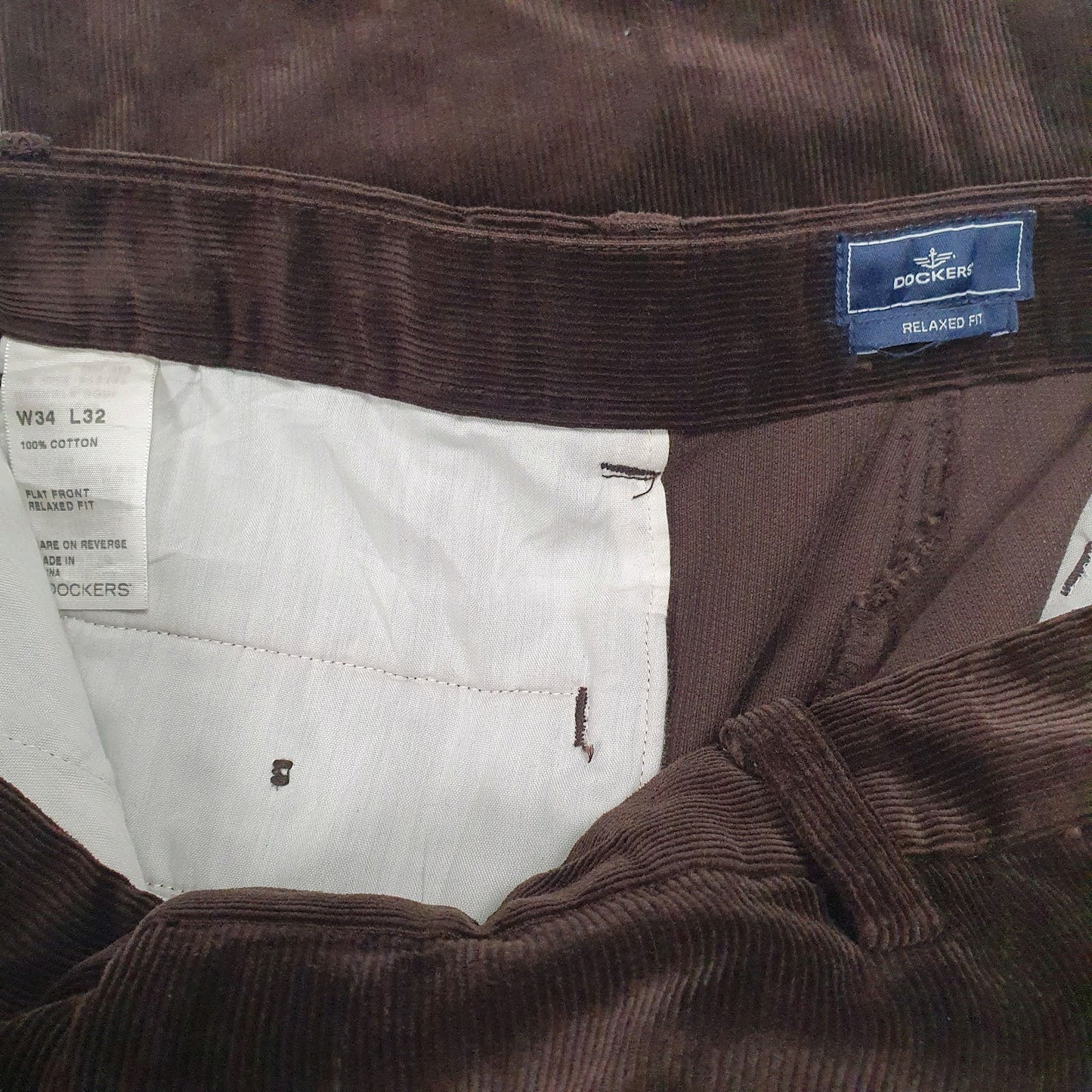Mens Brown Dockers   Trousers