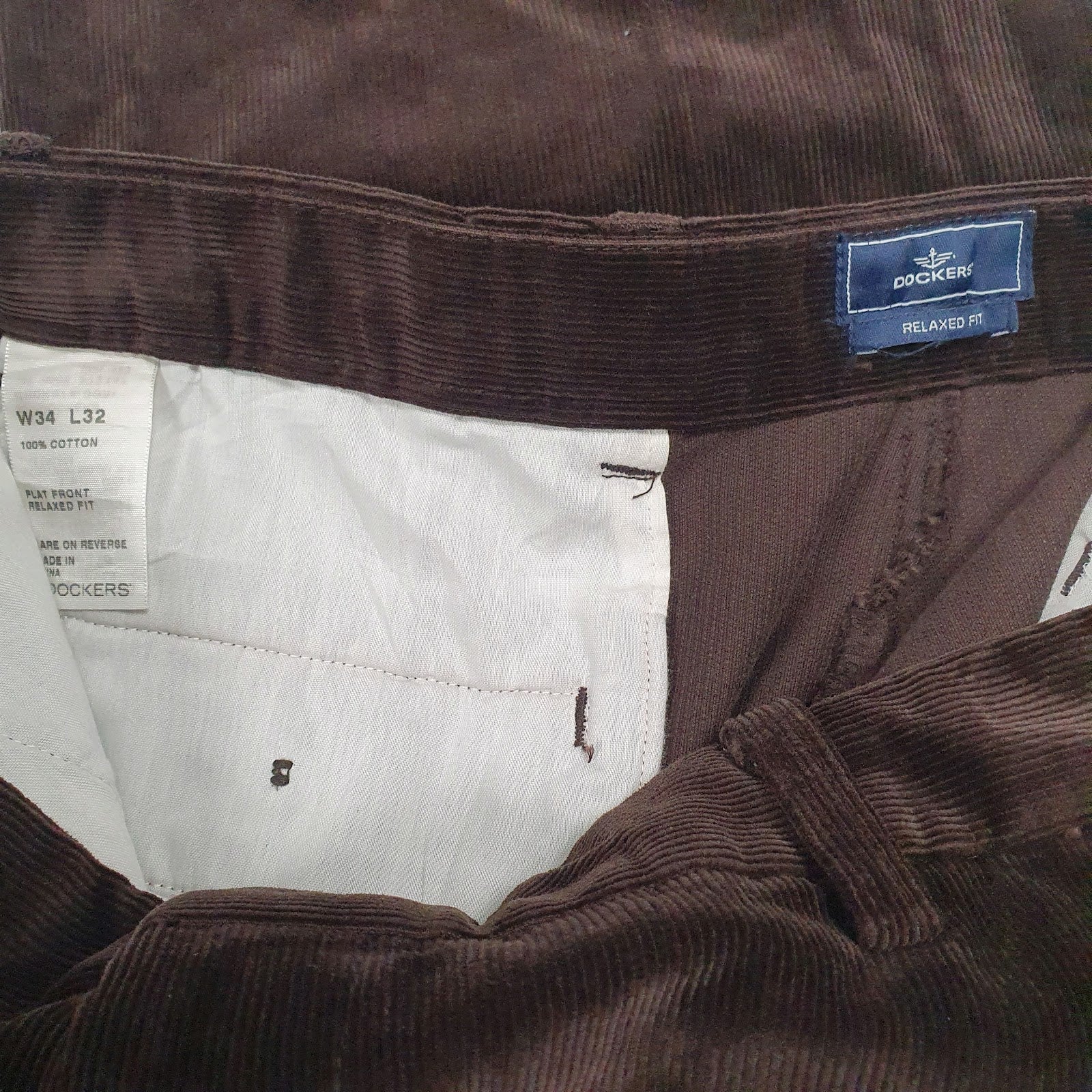Mens Brown Dockers   Trousers