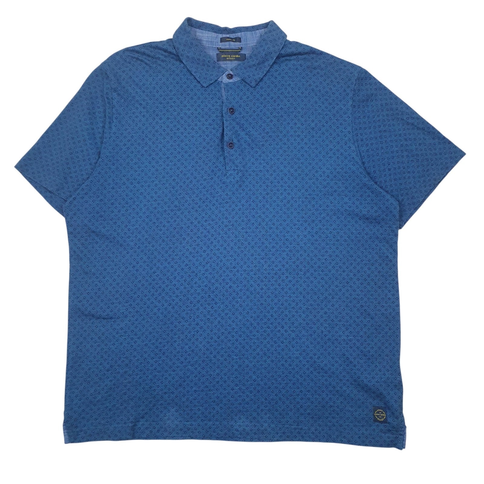 Mens Blue Pierre Cardin  Short Sleeve Polo Shirt