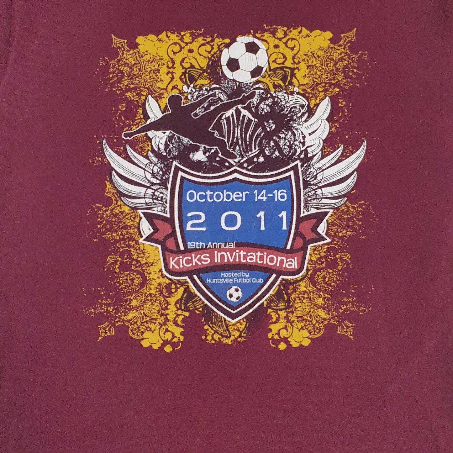 Mens Burgundy Gildan   T Shirt