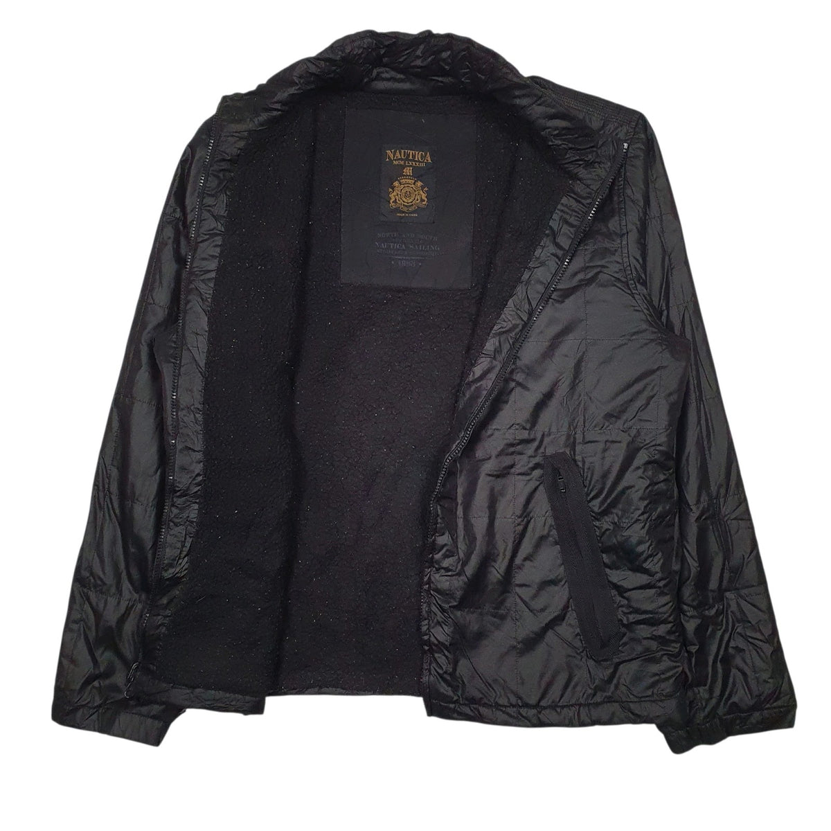 Mens Black Nautica   Coat