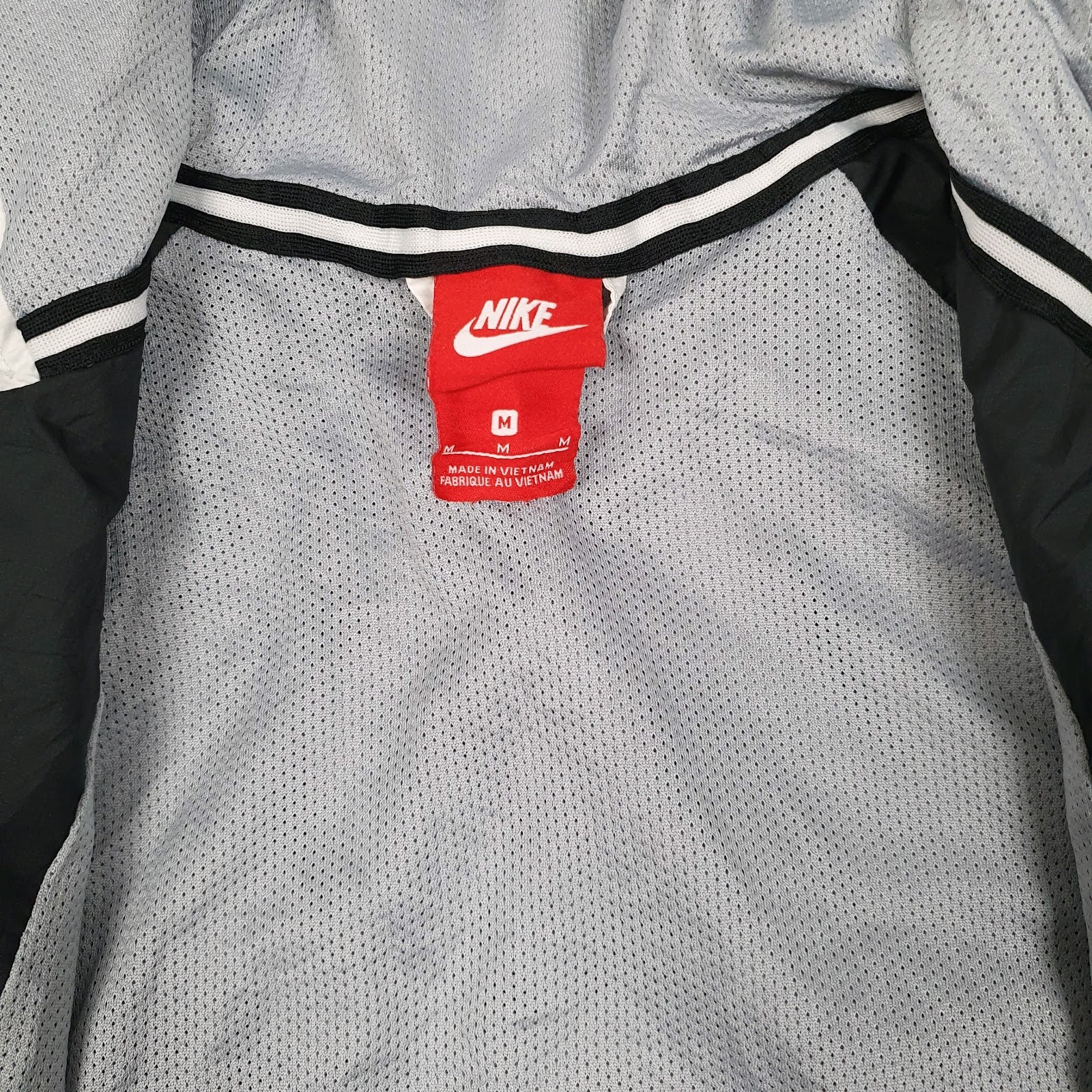 Mens White Nike Windrunner  Coat
