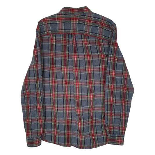 Mens Grey L.L.Bean Flannel  Shirt