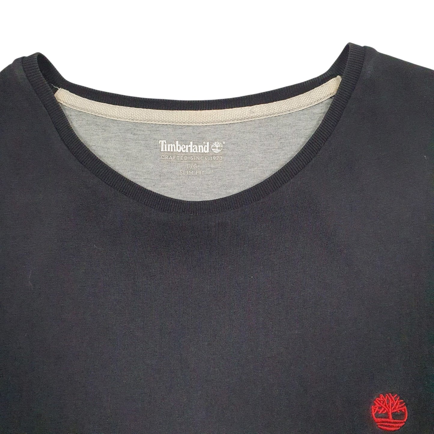 Mens Black Timberland   T Shirt