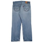 Mens Blue Levis Distressed  Jeans