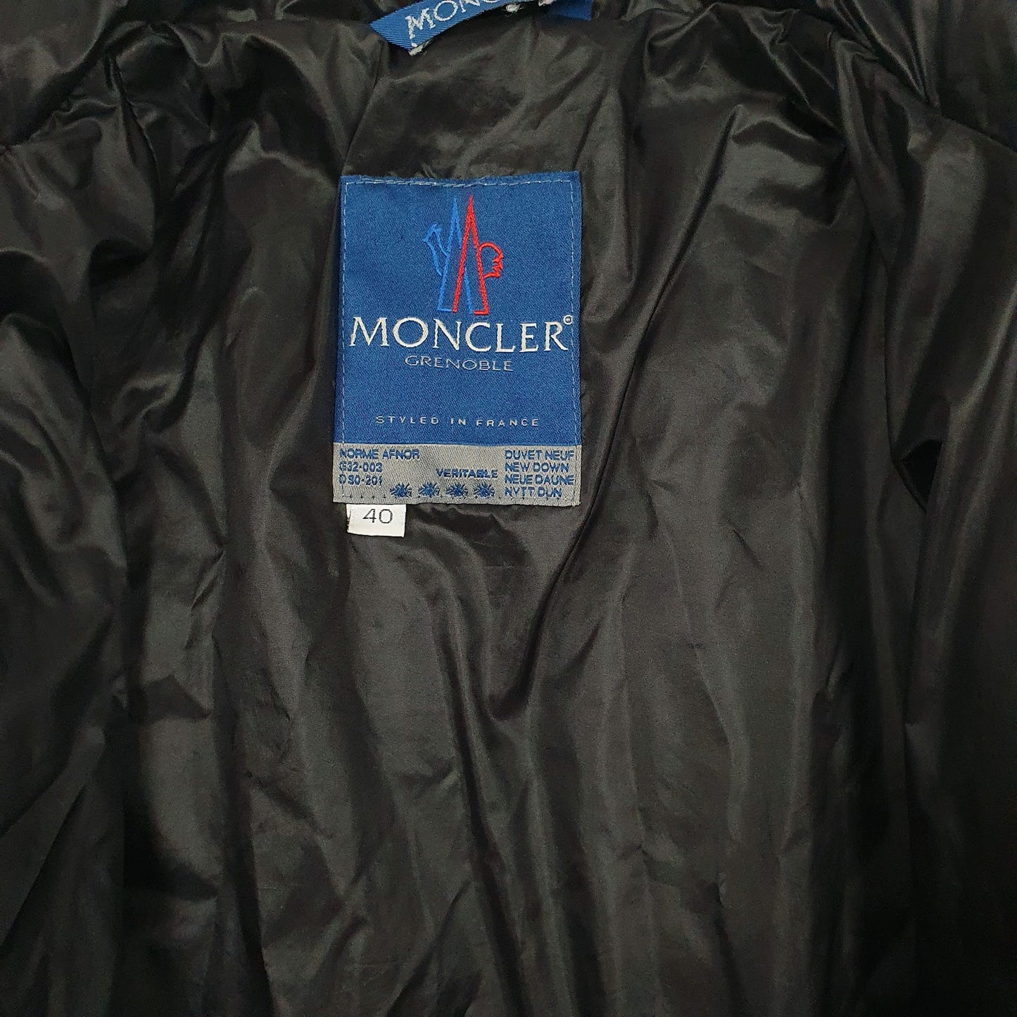 Womens Black Moncler   Coat