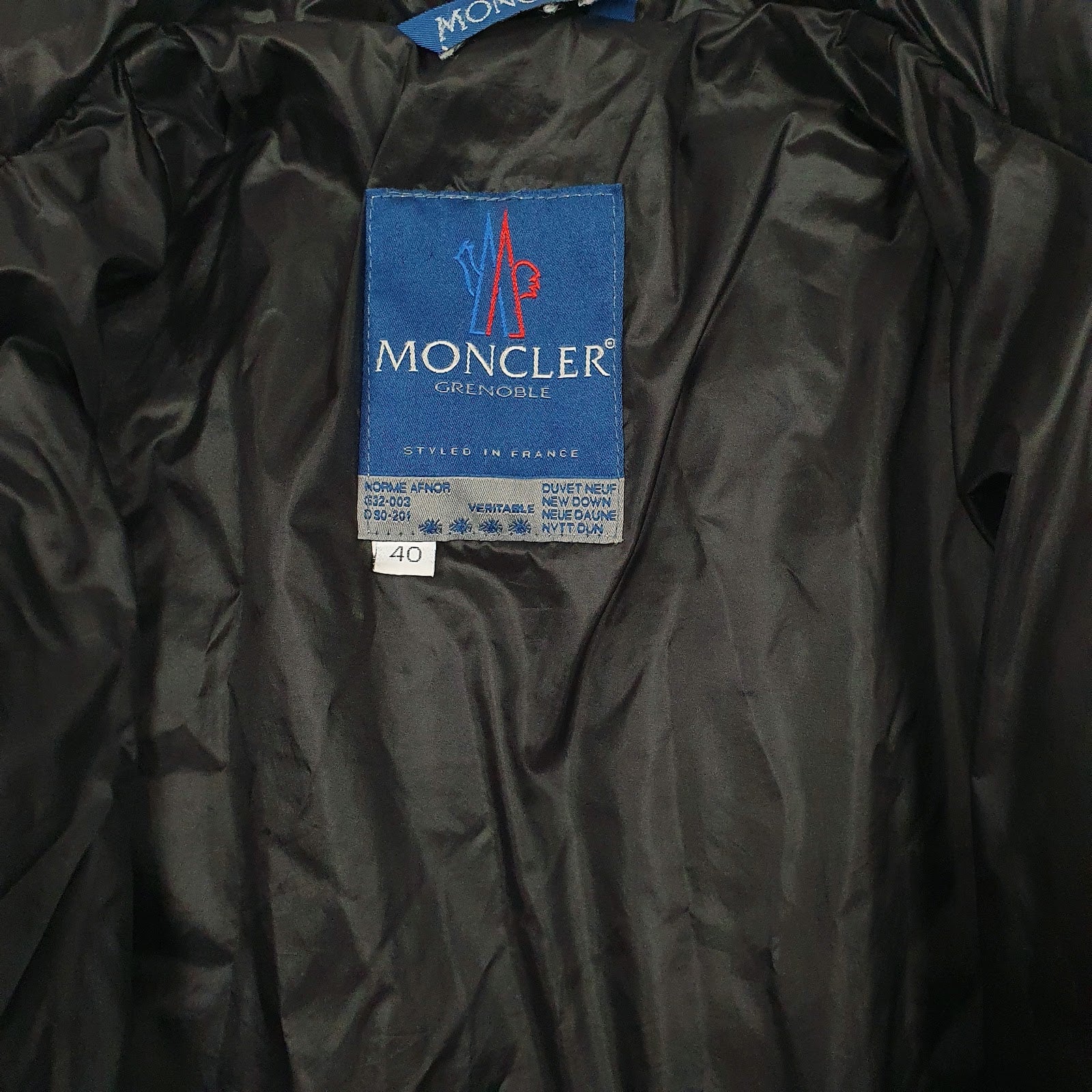 Womens Black Moncler   Coat