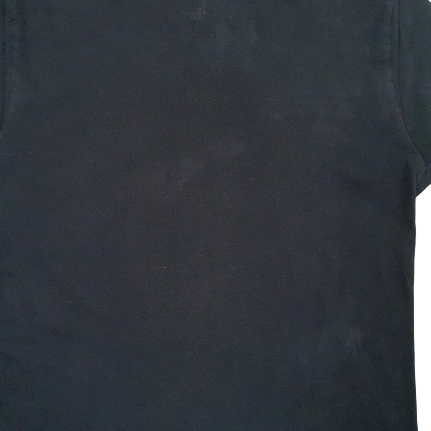 Mens Black Adidas Vintage 00s  T Shirt