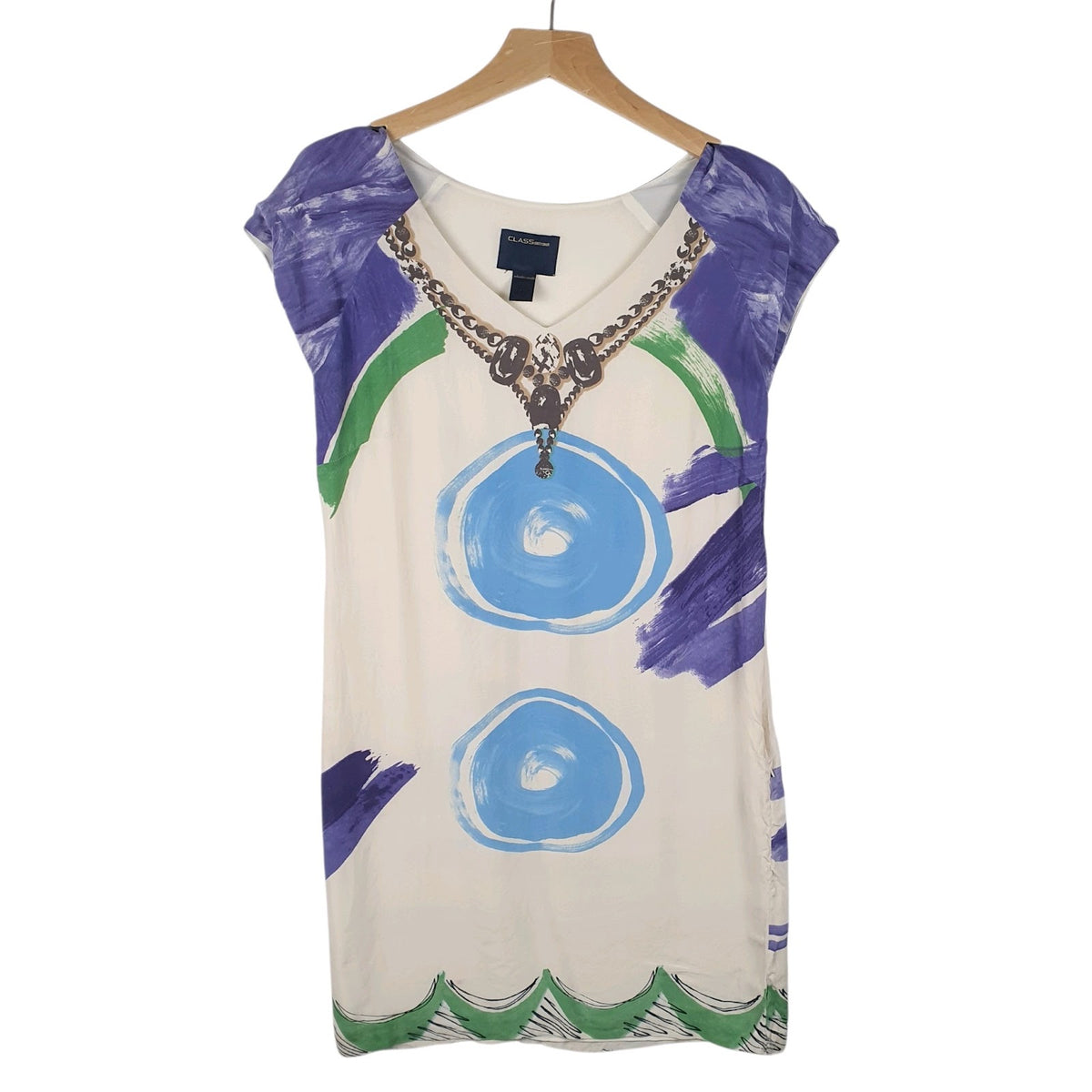 Womens Cream Roberto Cavalli  Sleeveless Dress