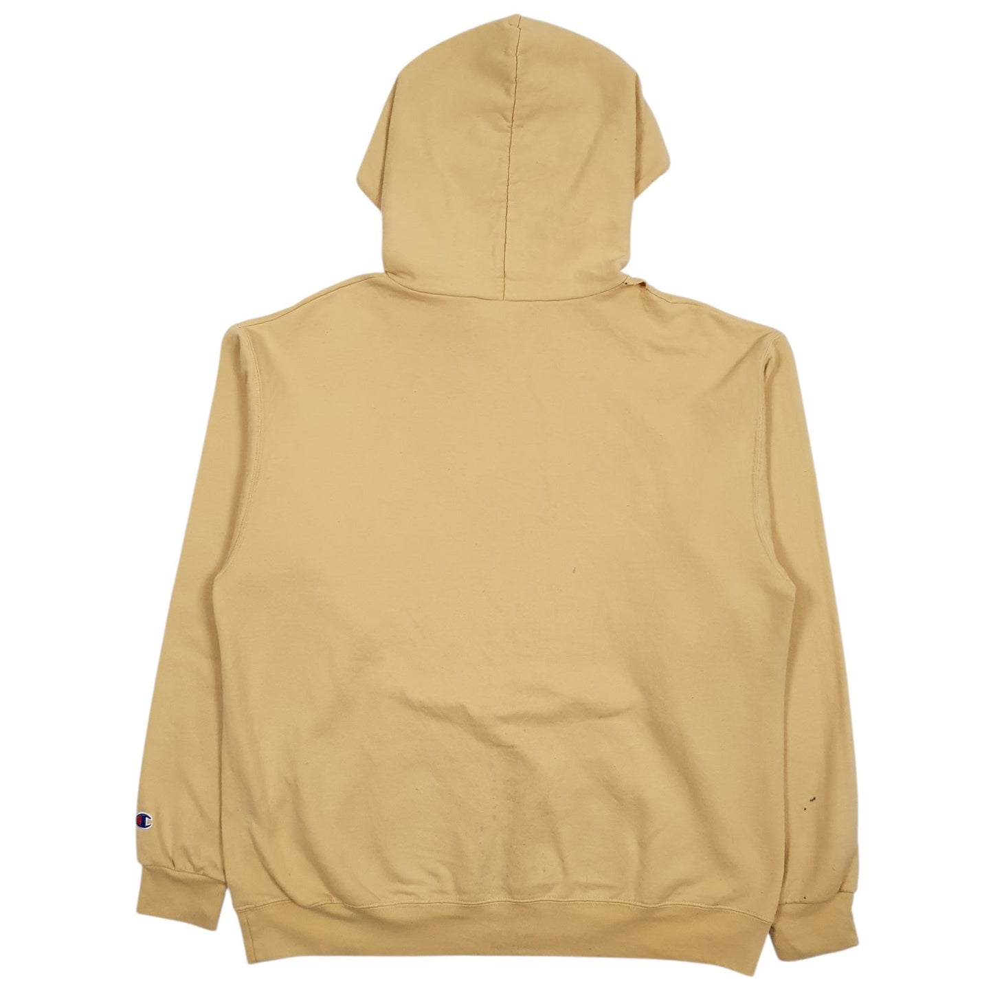 Mens Yellow Champion Colorado University Hoodie Jumper