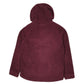 Mens Burgundy Champion Sherpa Retro Pile Full Zip Jumper