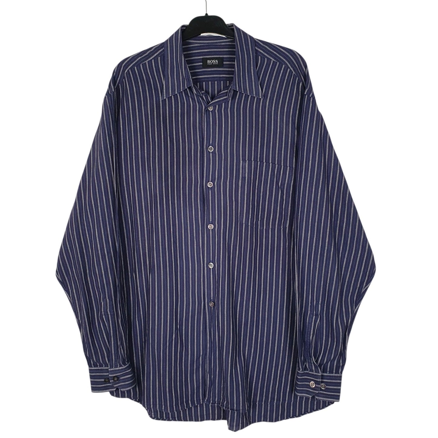 Mens Navy Hugo Boss  Long Sleeve Shirt
