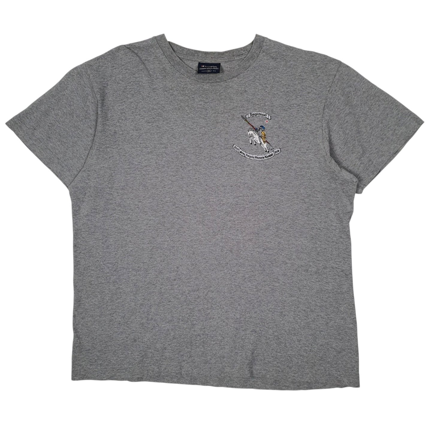 Mens Grey Champion Italian Naval Academy Short Sleeve T Shirt