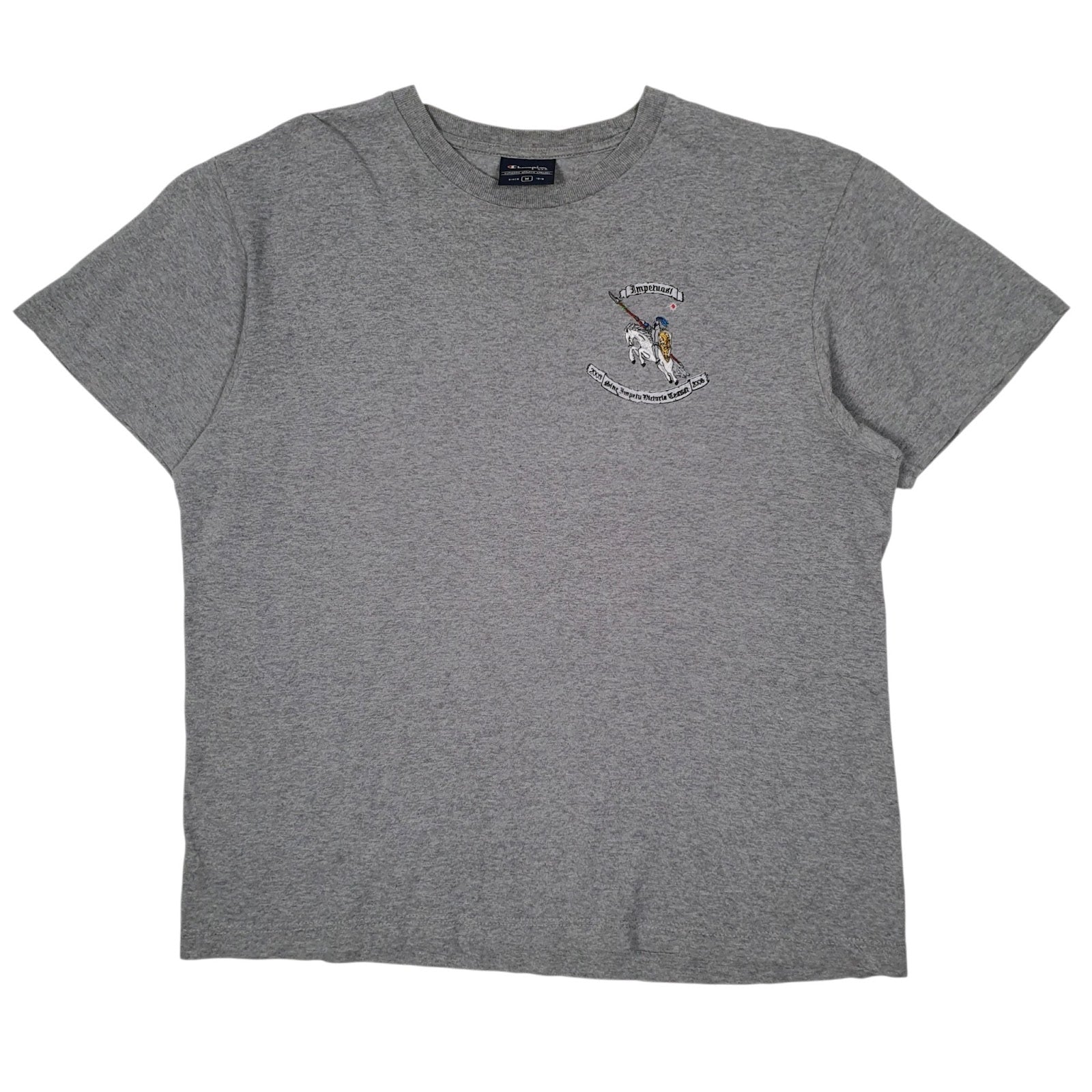 Mens Grey Champion Italian Naval Academy Short Sleeve T Shirt