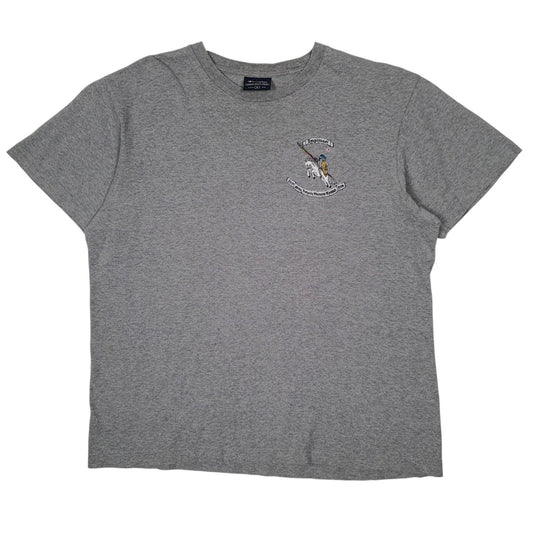 Mens Grey Champion Italian Naval Academy Short Sleeve T Shirt