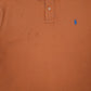 Mens Orange Polo Ralph Lauren  Turtle Neck Polo Shirt