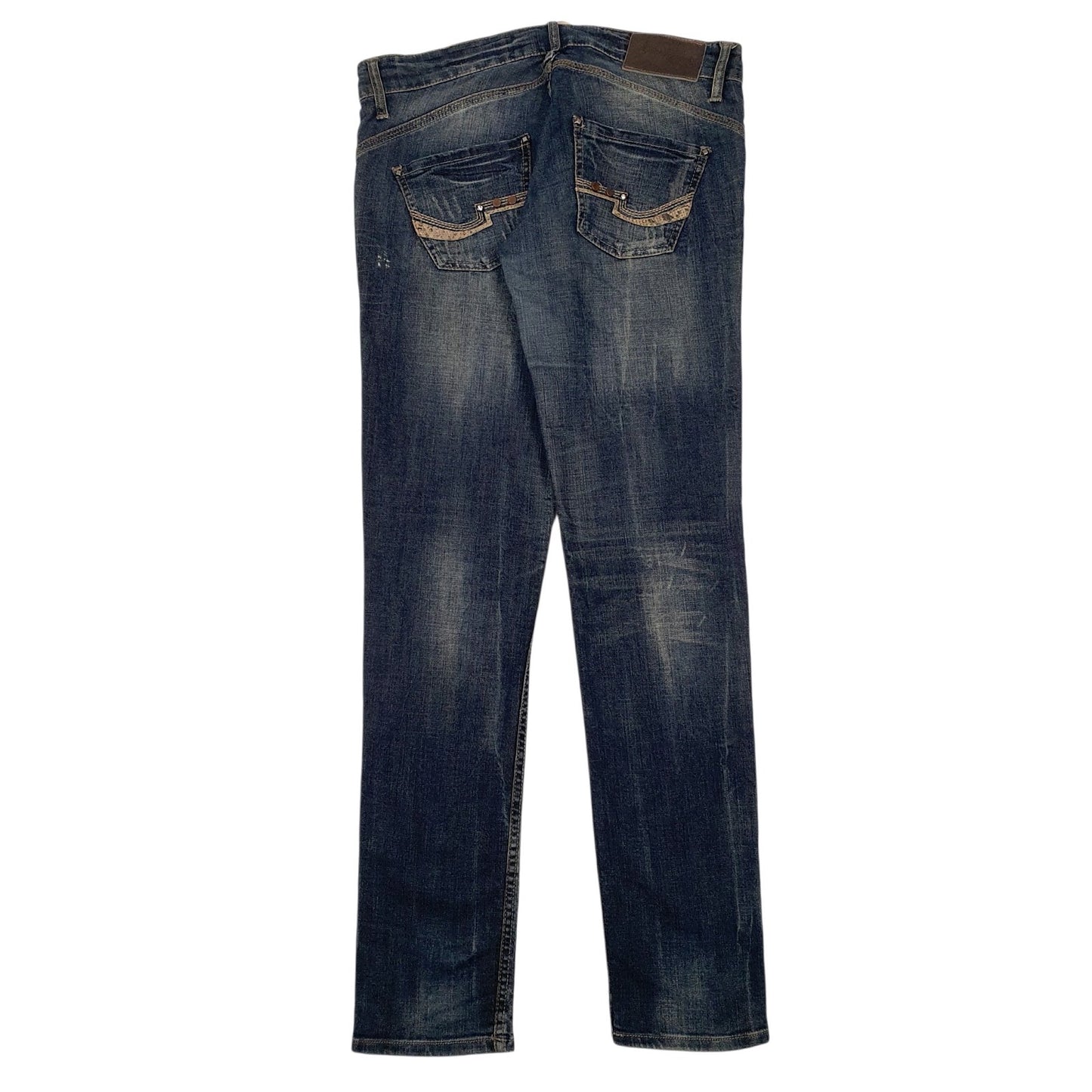 Womens Blue Stradivarius Distressed  Jeans