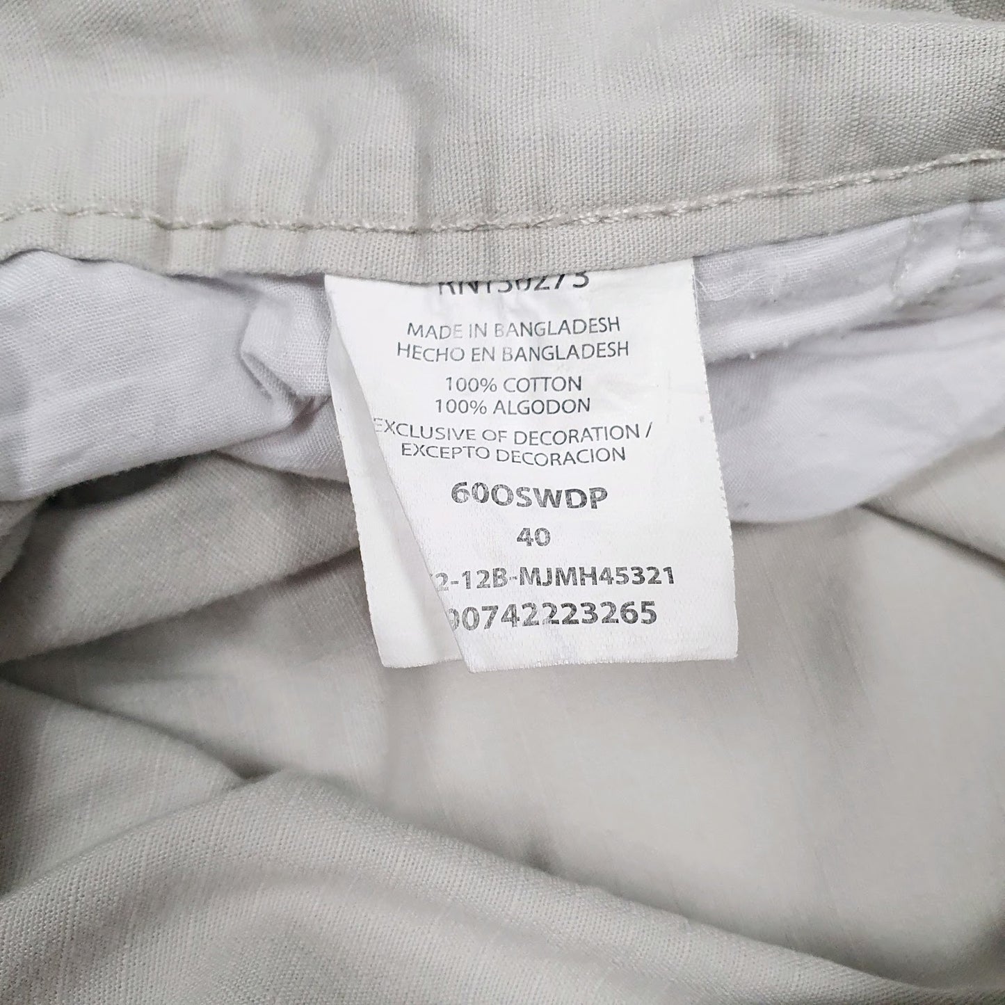 Mens Grey Wrangler   Shorts
