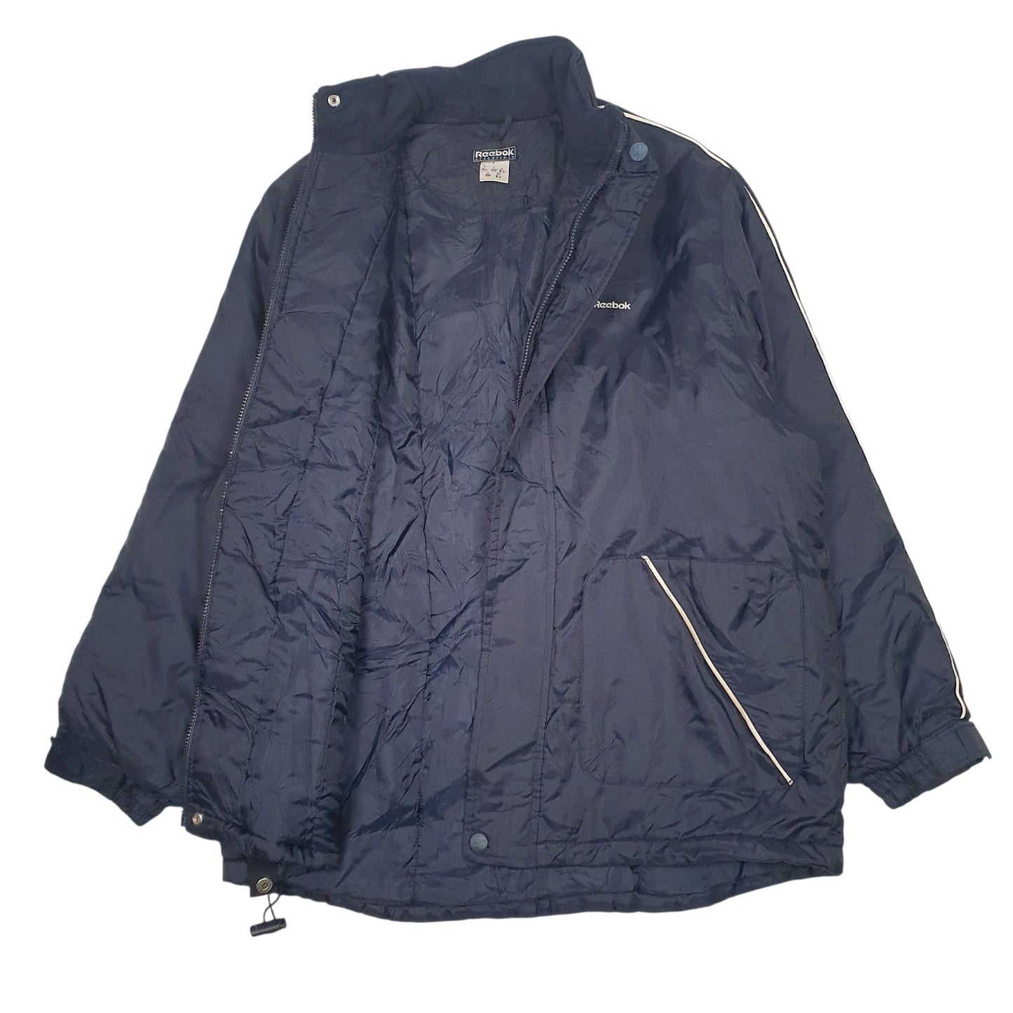 Mens Navy Reebok Vintage  Coat