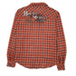 Mens Red SHS Flannel  Shirt