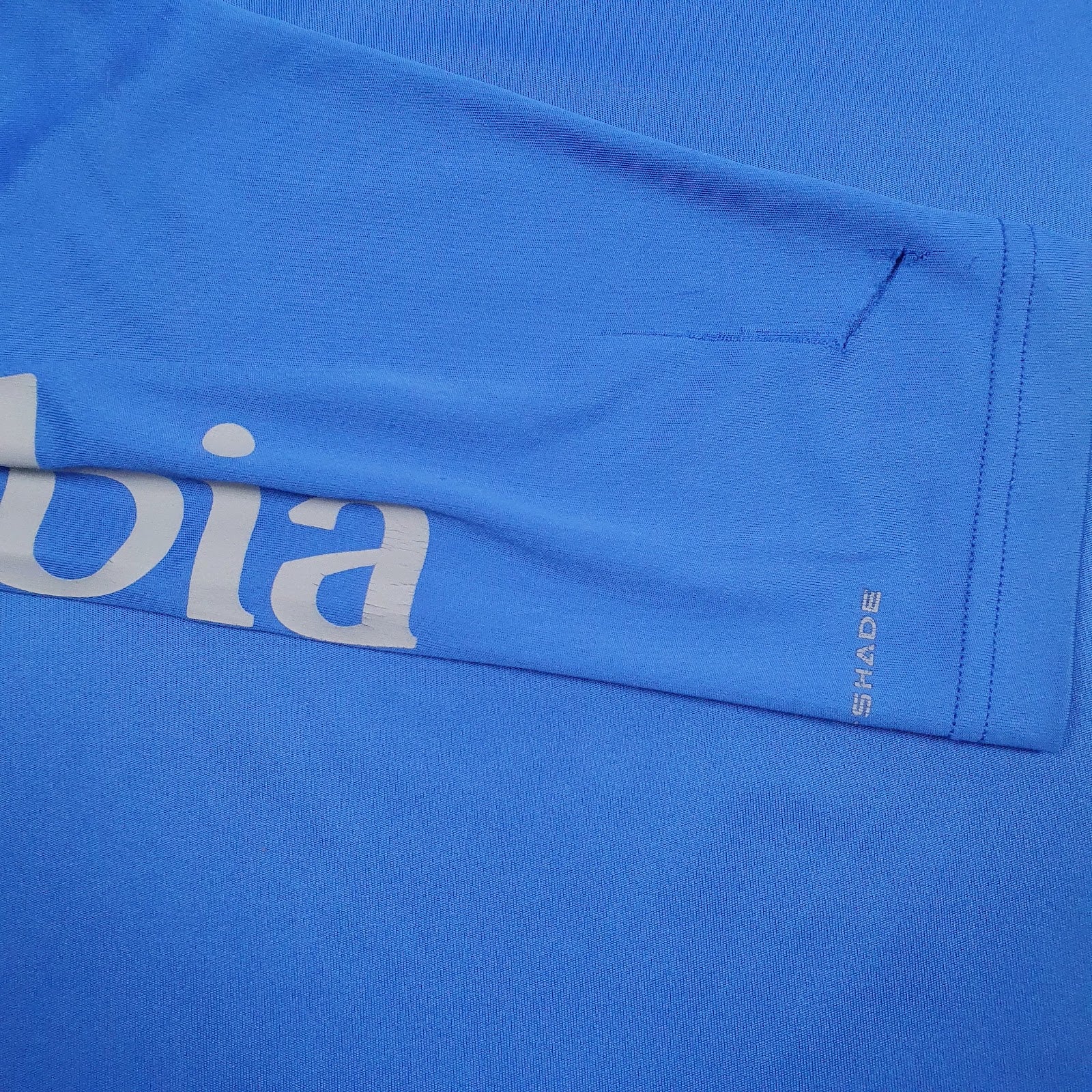 Mens Blue Columbia Sportswear Company Active Wear PFG Omni-Shade  T Shirt