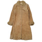 Womens Brown Miguel Berbel Vintage Afghan Coat Longline  Coat