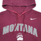 Mens Burgundy Nike Montana Grizzlies Hoodie Jumper