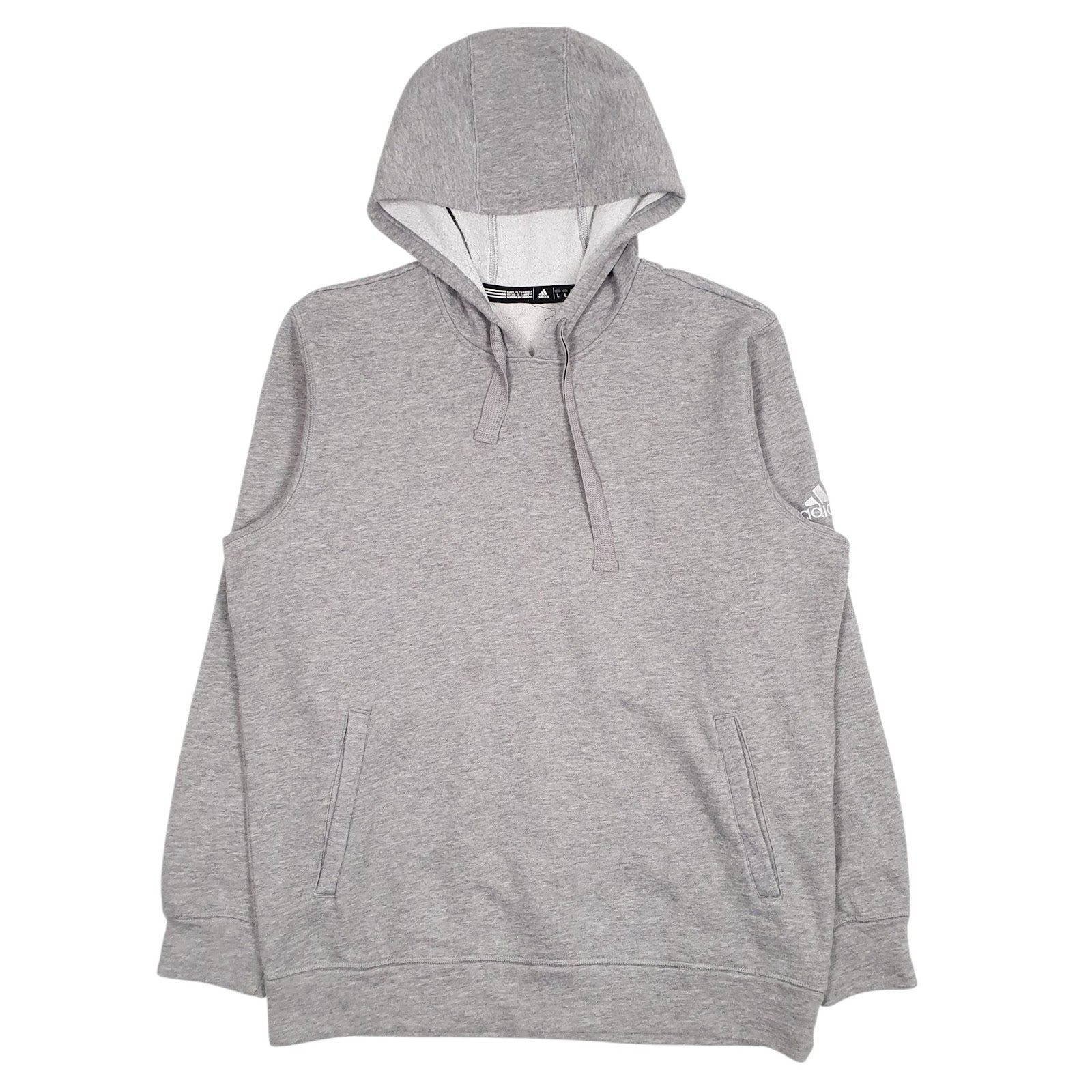 Mens Grey Adidas  Hoodie Jumper
