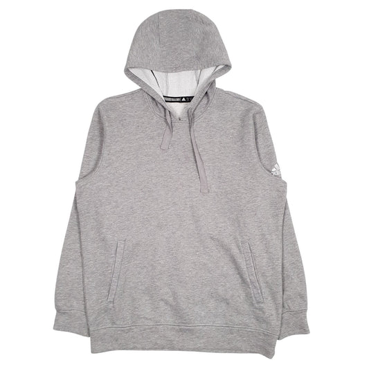 Mens Grey Adidas  Hoodie Jumper
