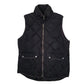 Womens Black Woolrich Quilted Gilet Vest Bodywarmer  Coat