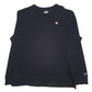 Mens Black Champion  Crewneck Jumper