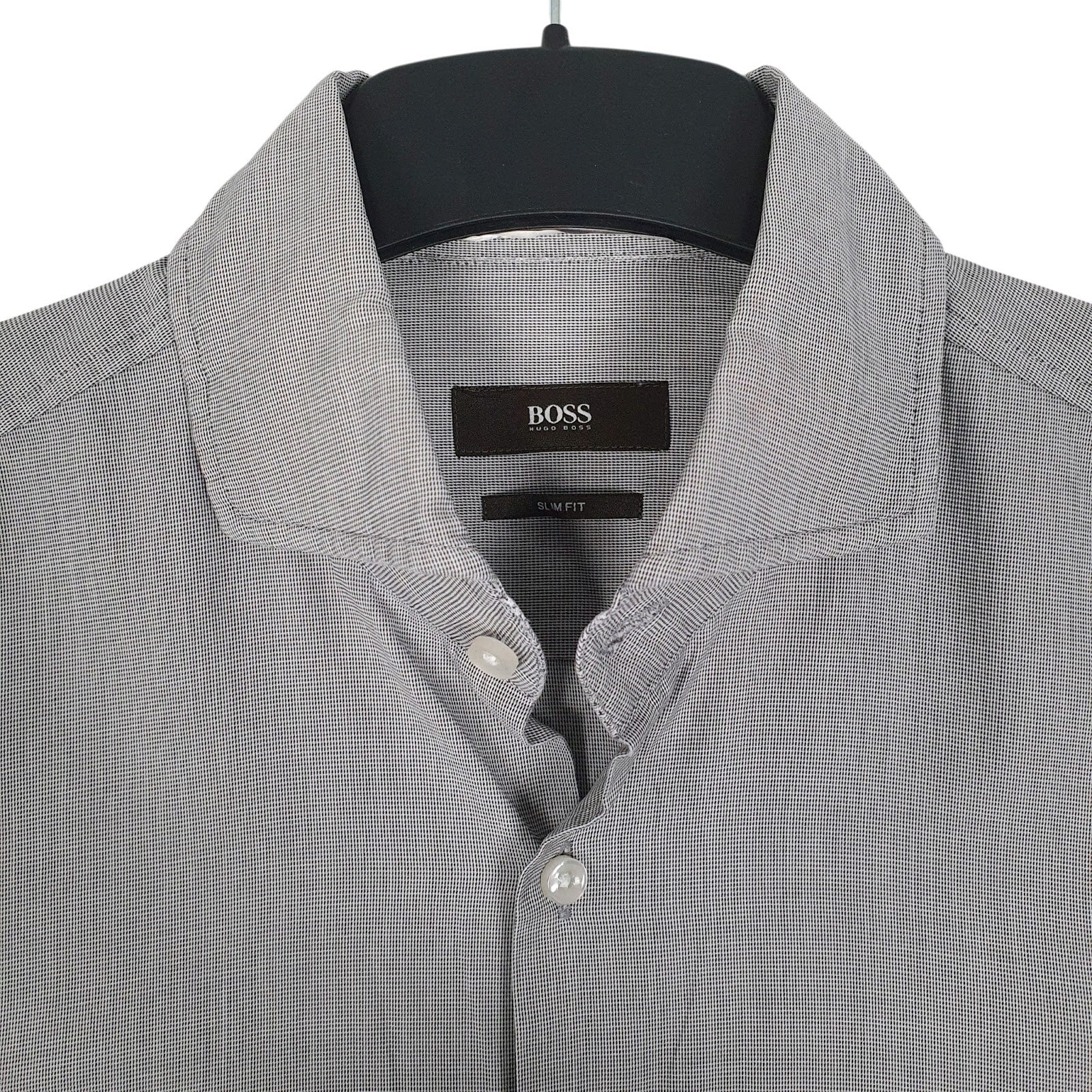 Mens Grey Hugo Boss   Shirt