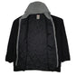 Mens Black Wrangler Chore Windbreaker Hoodie Full Zip Coat