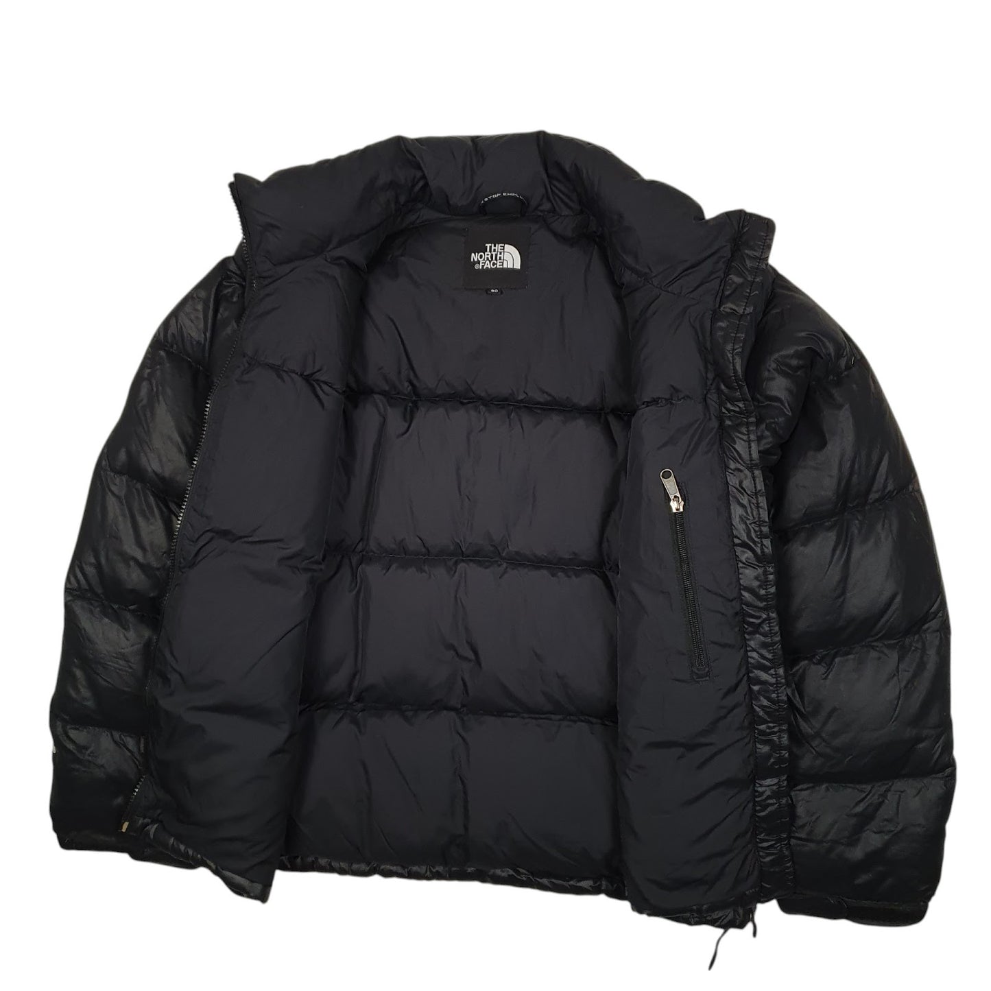 Mens Black The North Face Nuptse  Coat