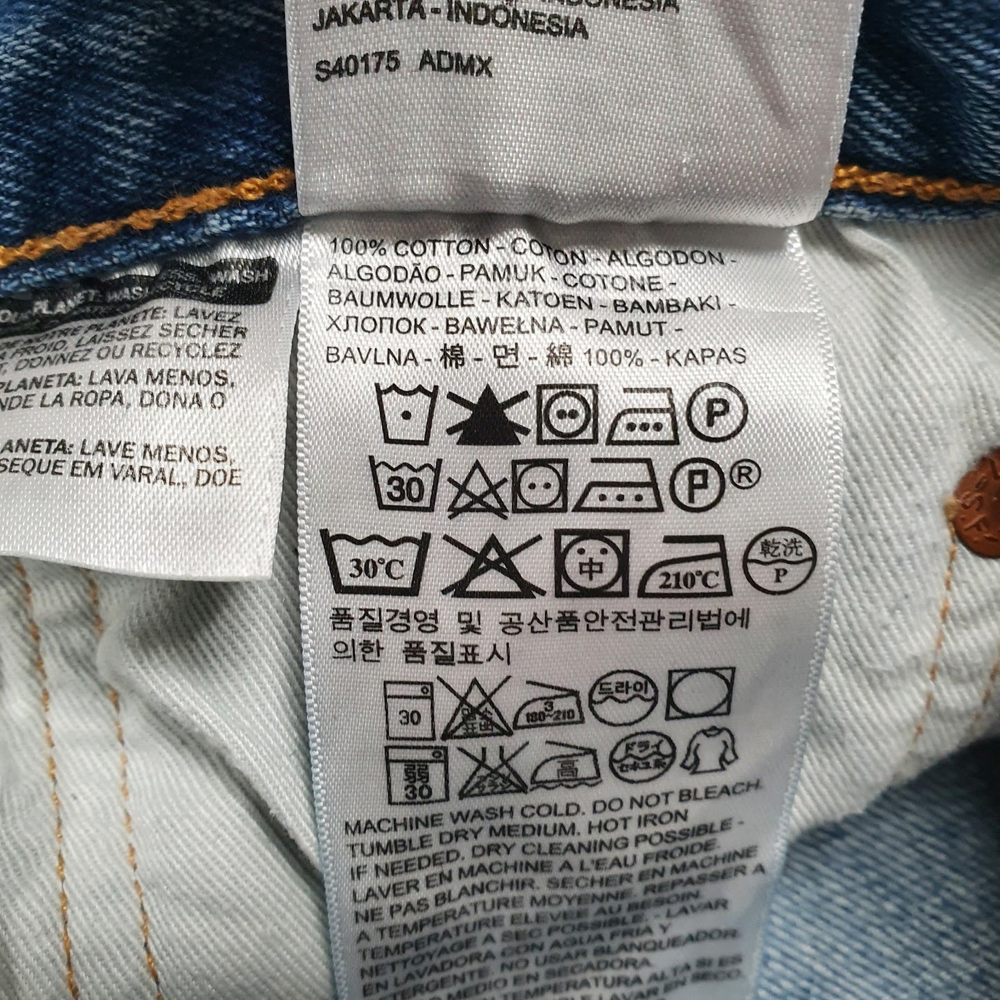 Mens Blue Levis   Jeans