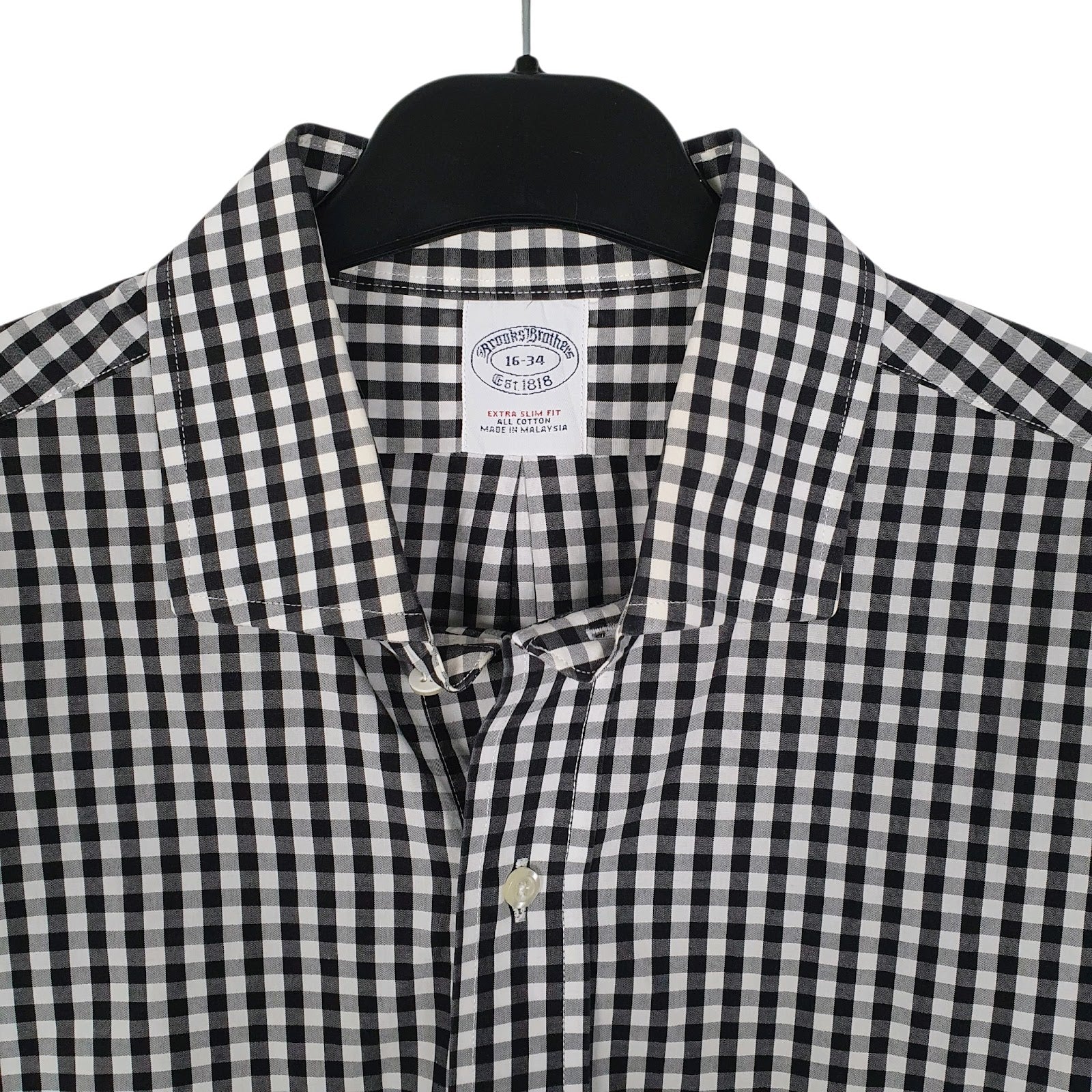 Mens Black Brooks Brothers   Shirt