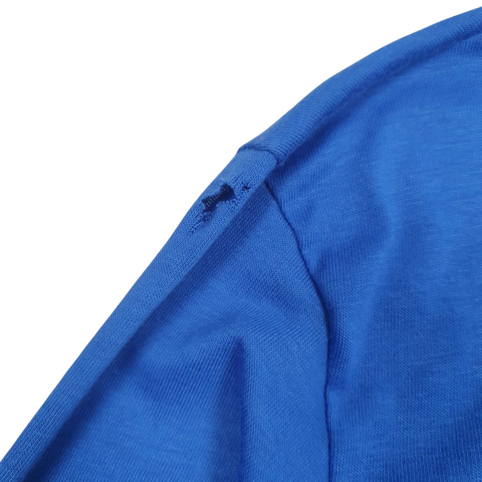 Mens Blue Crystal Springs Vintage 90s Made In USA  Polo Shirt