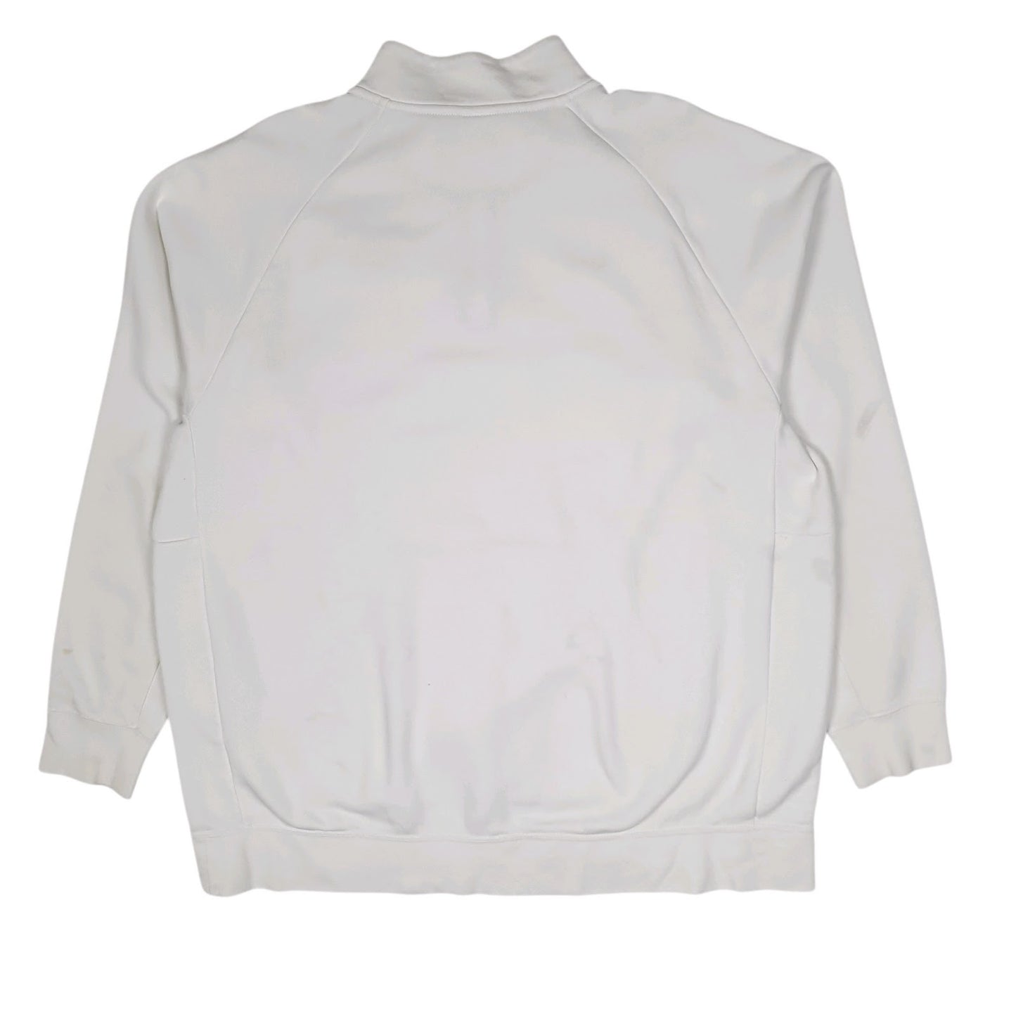 Mens White Nike Iowa State Quarter Zip Jumper