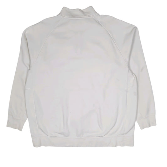 Mens White Nike Iowa State Quarter Zip Jumper