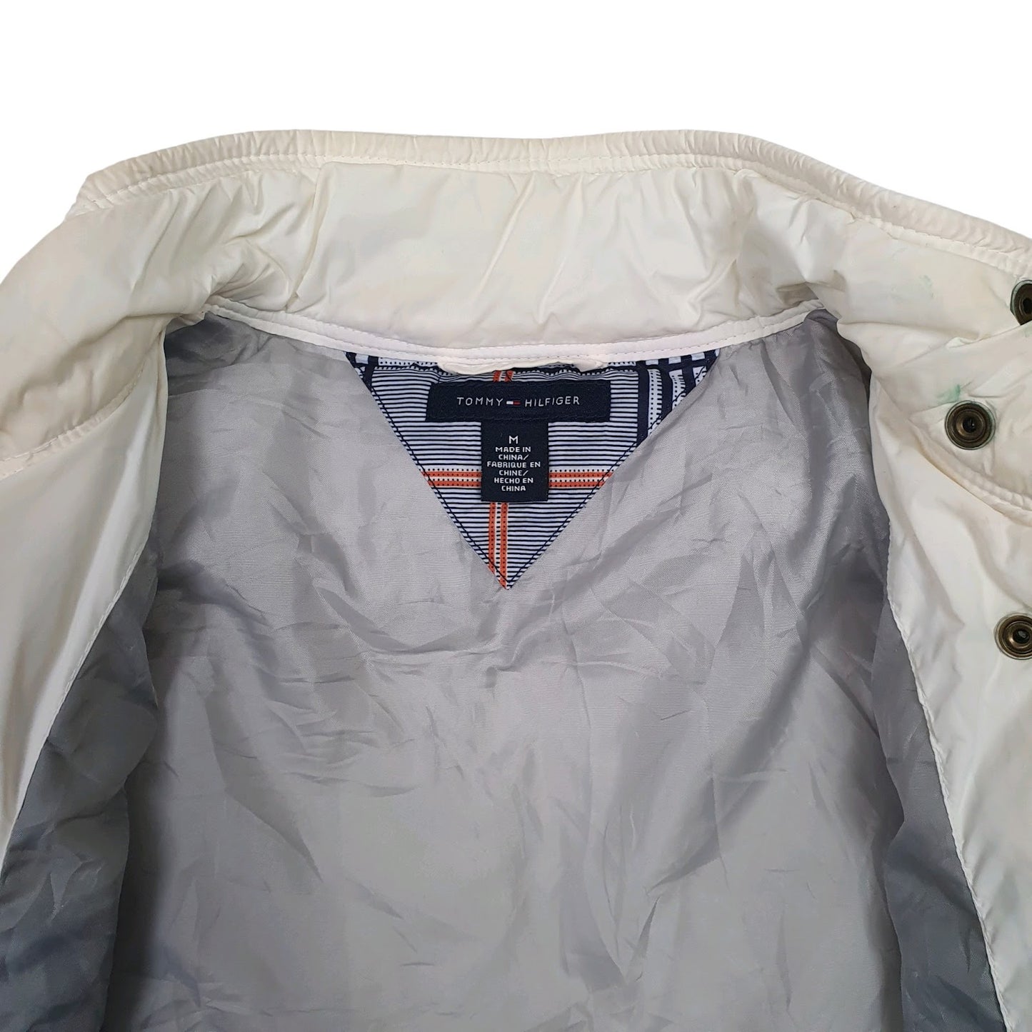 Womens White Tommy Hilfiger Parka  Coat