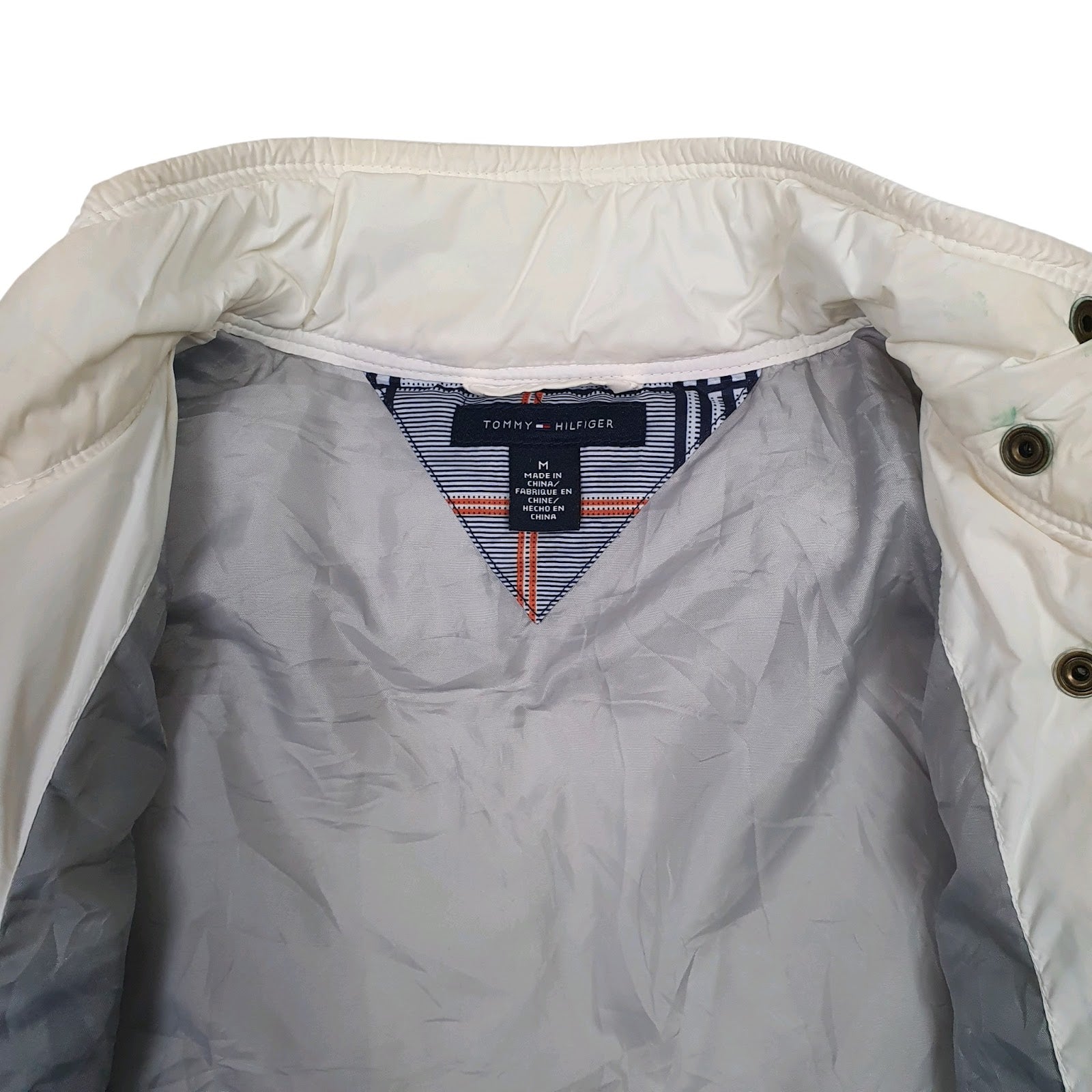 Womens White Tommy Hilfiger Parka  Coat