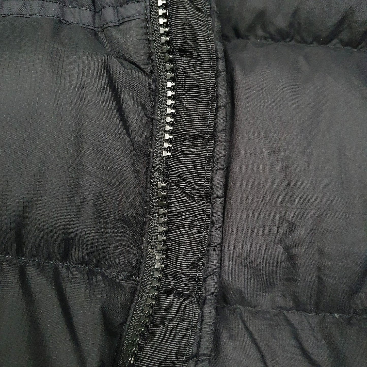 Womens Black The North Face Nuptse Hoodie Coat