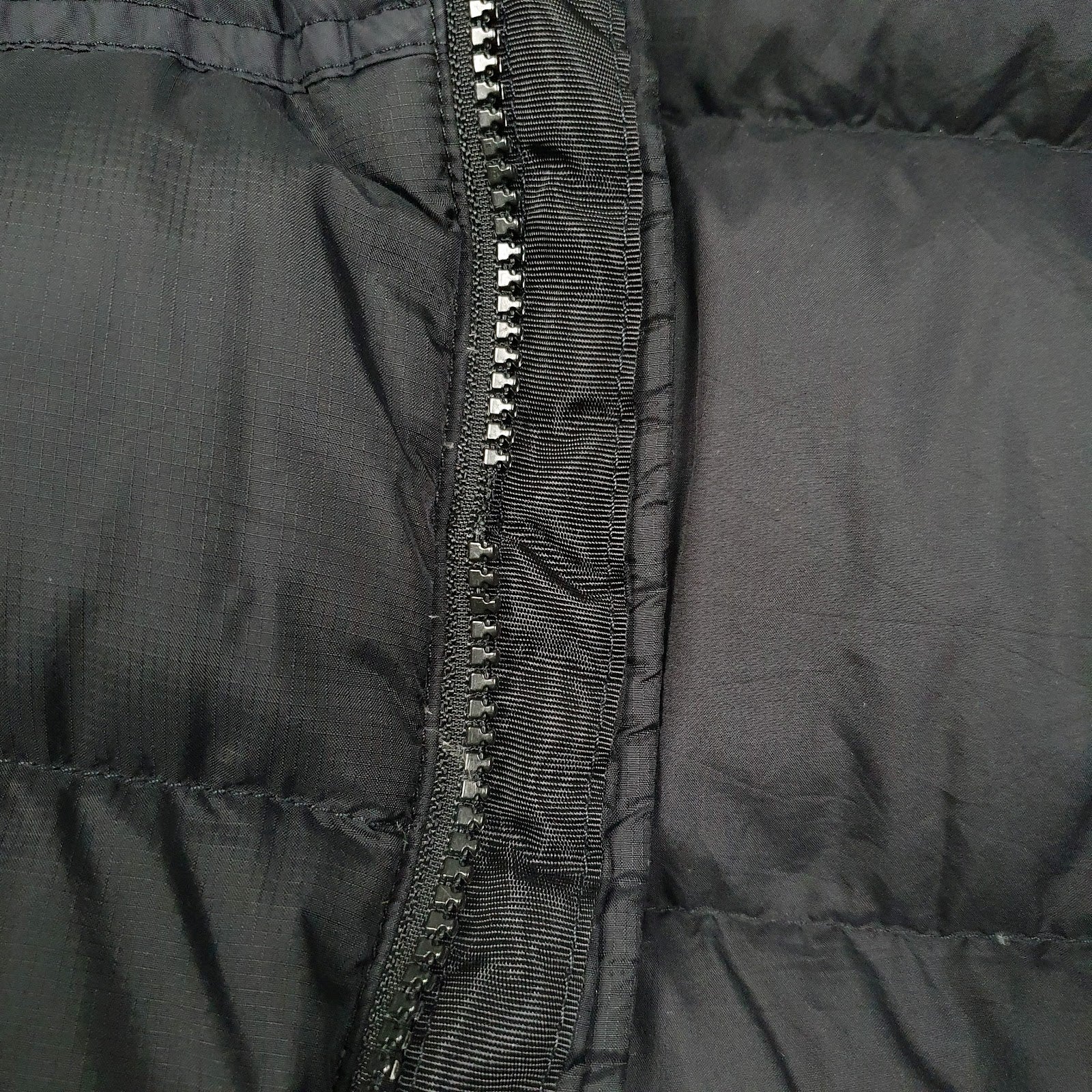 Womens Black The North Face Nuptse Hoodie Coat