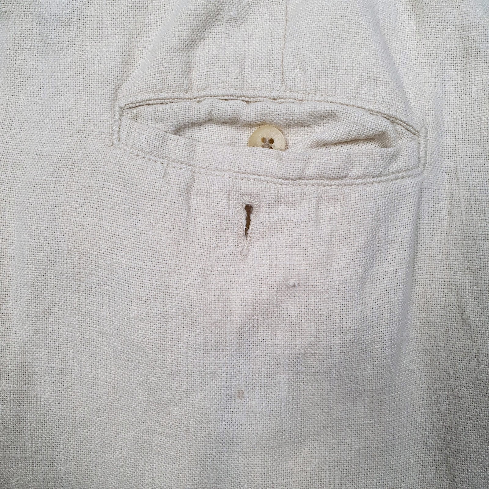 Mens Cream Polo Ralph Lauren Vintage 1980s Made In USA  Trousers